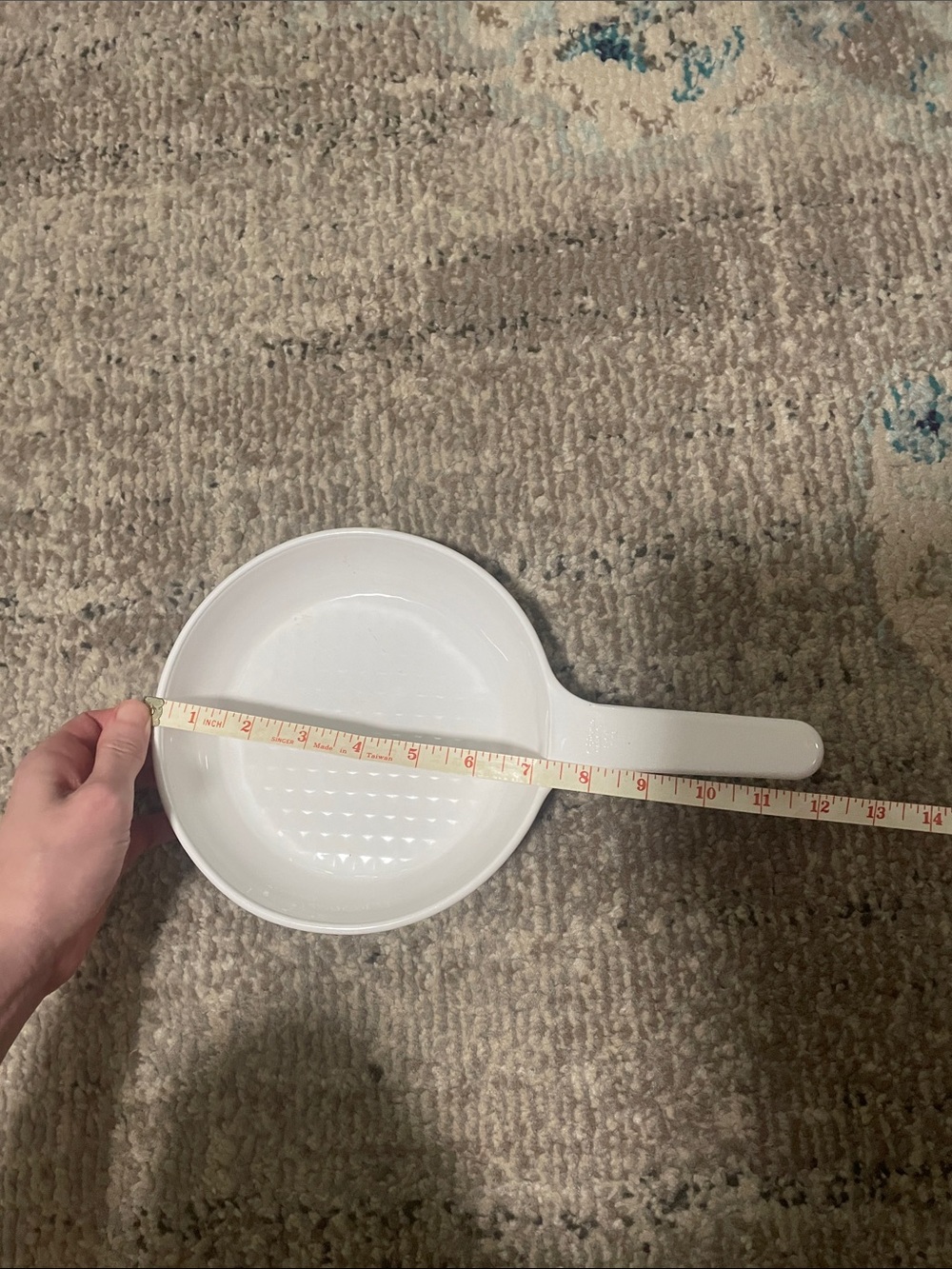 🖤5/$25 cohning ware 7 in iris flowers baking dish with handle - Picture 9 of 15